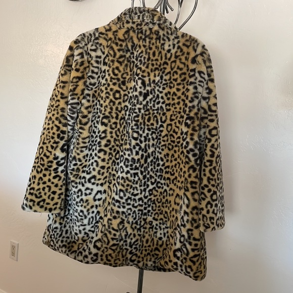 Style me petite, leopard warm jacket, above the knee, size: PXL, never used - Picture 5 of 5